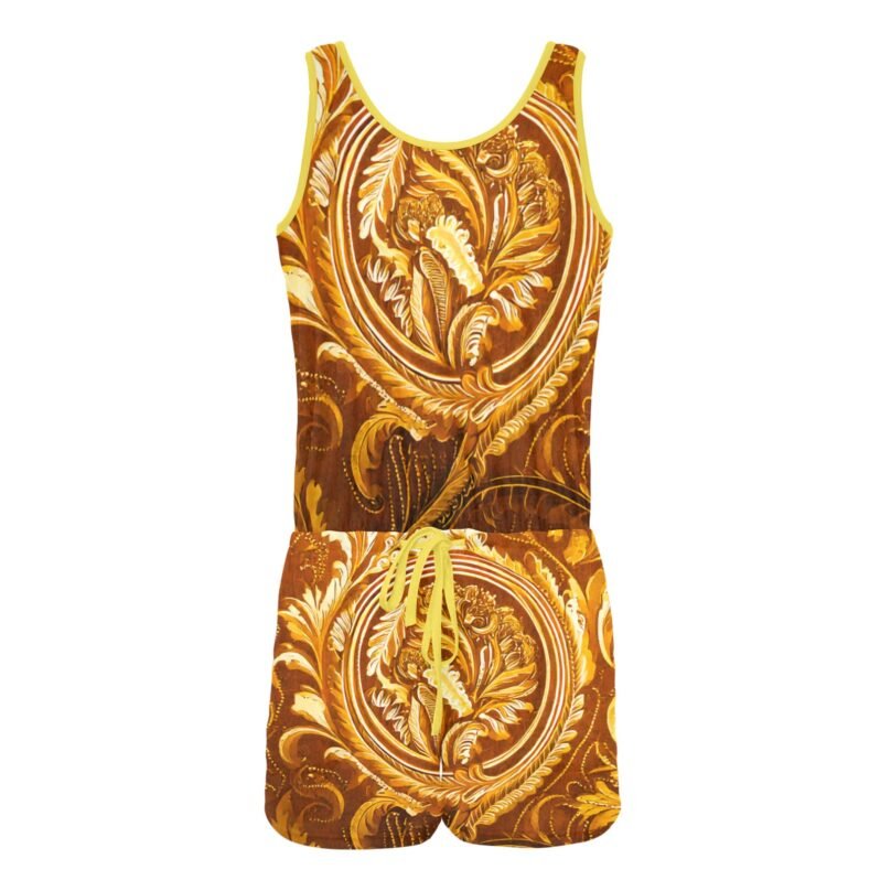 Bellabreed  Print Vest Short Jumpsuit (Sets 15) - Image 3