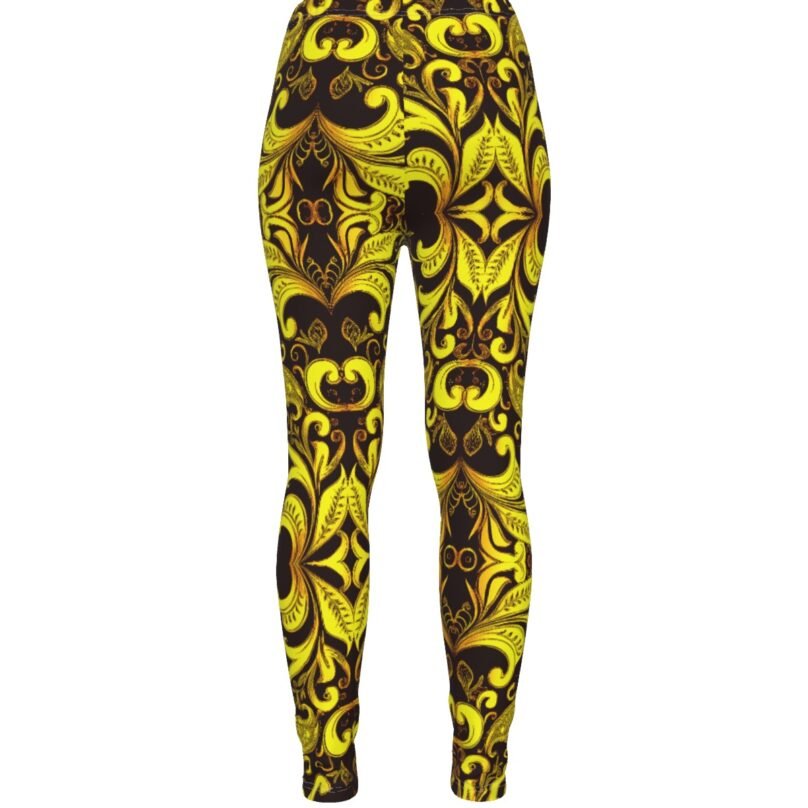 Bellabreed Print Women's Ripped Leggings - Image 2