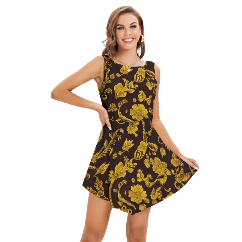 bellabreed. Print Women's Tank Top Dress - Image 2