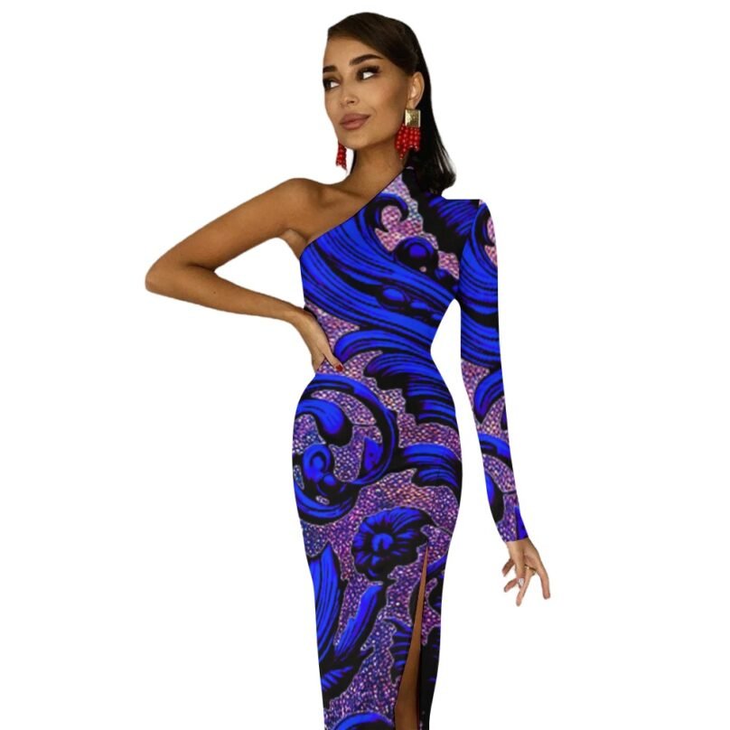 Bellabreed Half Sleeve Slit Dress - Image 5
