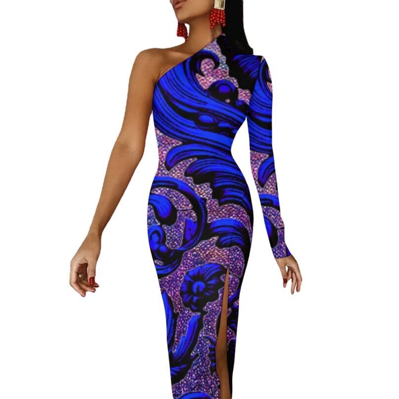Bellabreed Half Sleeve Slit Dress - Image 3