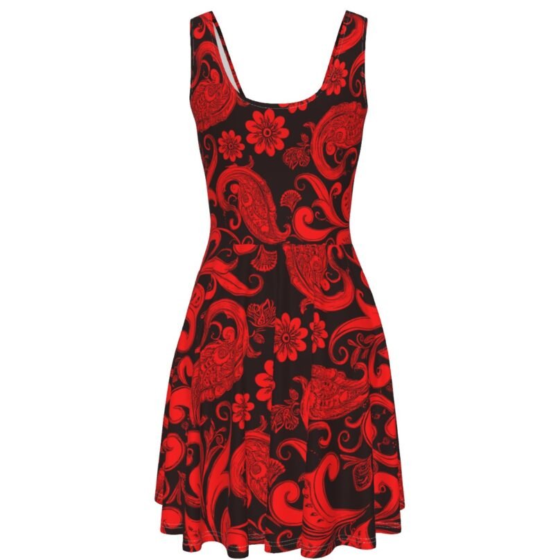 fullbreedcustom Print Women's Tank Vest Dress - Image 2