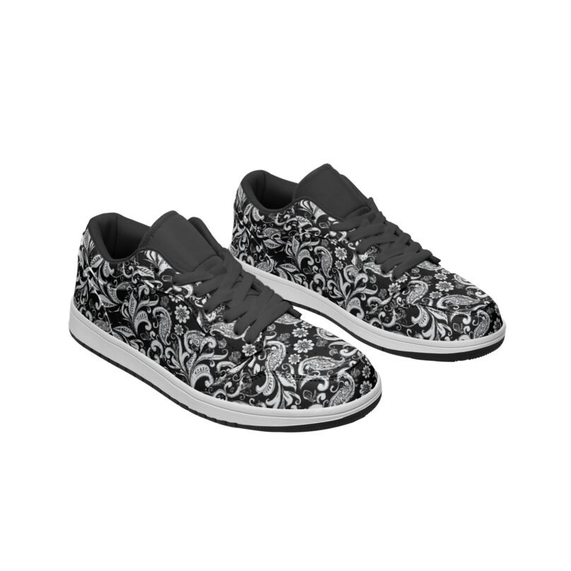 Fullbreedcustom dUnisex Low Top Leather Sneakers - Image 5