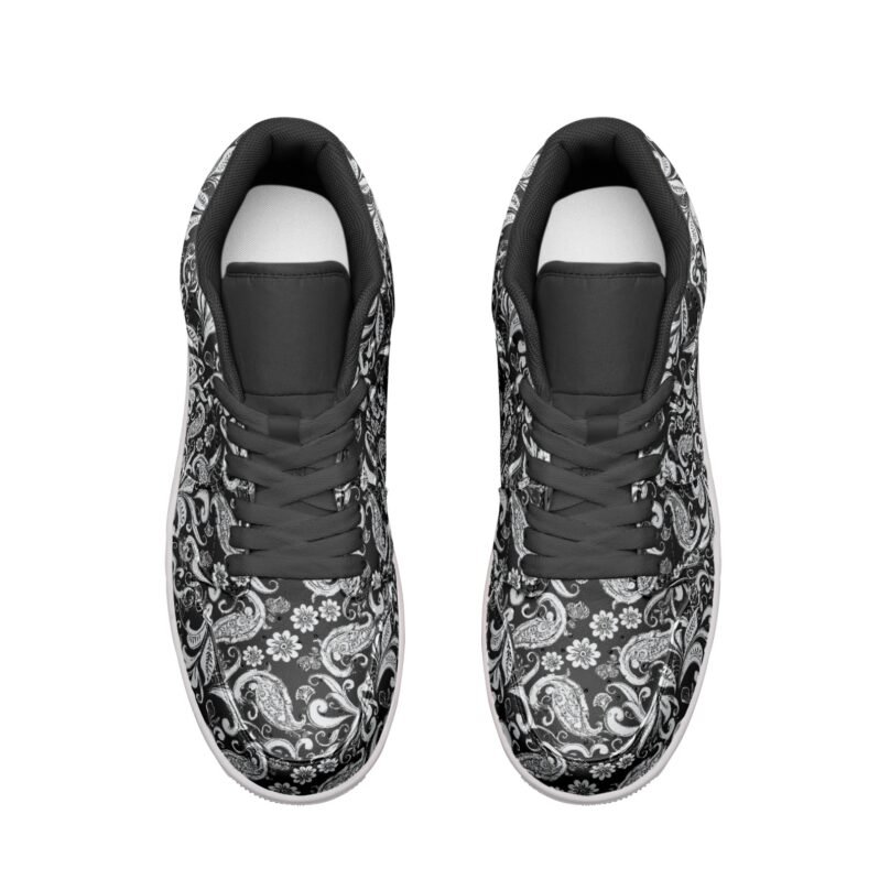 Fullbreedcustom dUnisex Low Top Leather Sneakers - Image 6