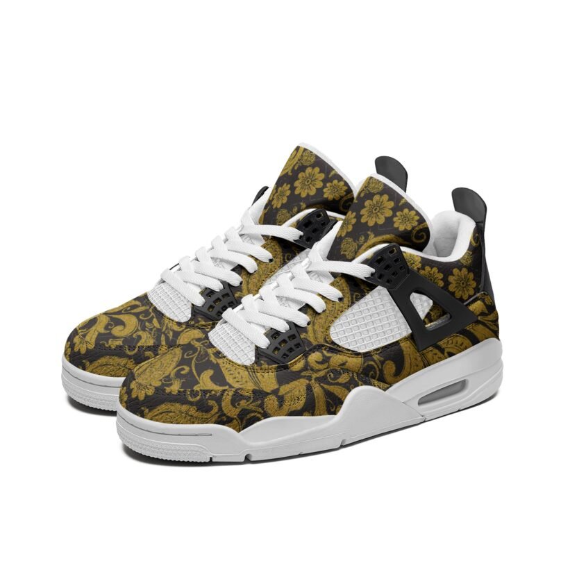Unisex Non Slip Lace Up Breathable Fashion Sneakers - Image 2