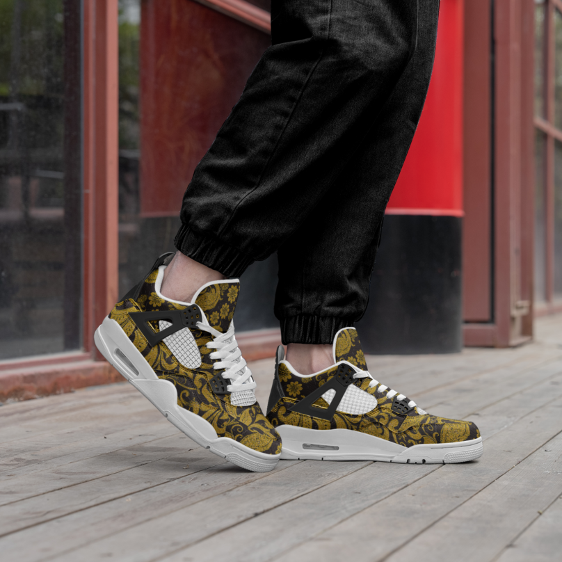 Unisex Non Slip Lace Up Breathable Fashion Sneakers - Image 6